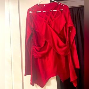Red Long Sleeve Shirt